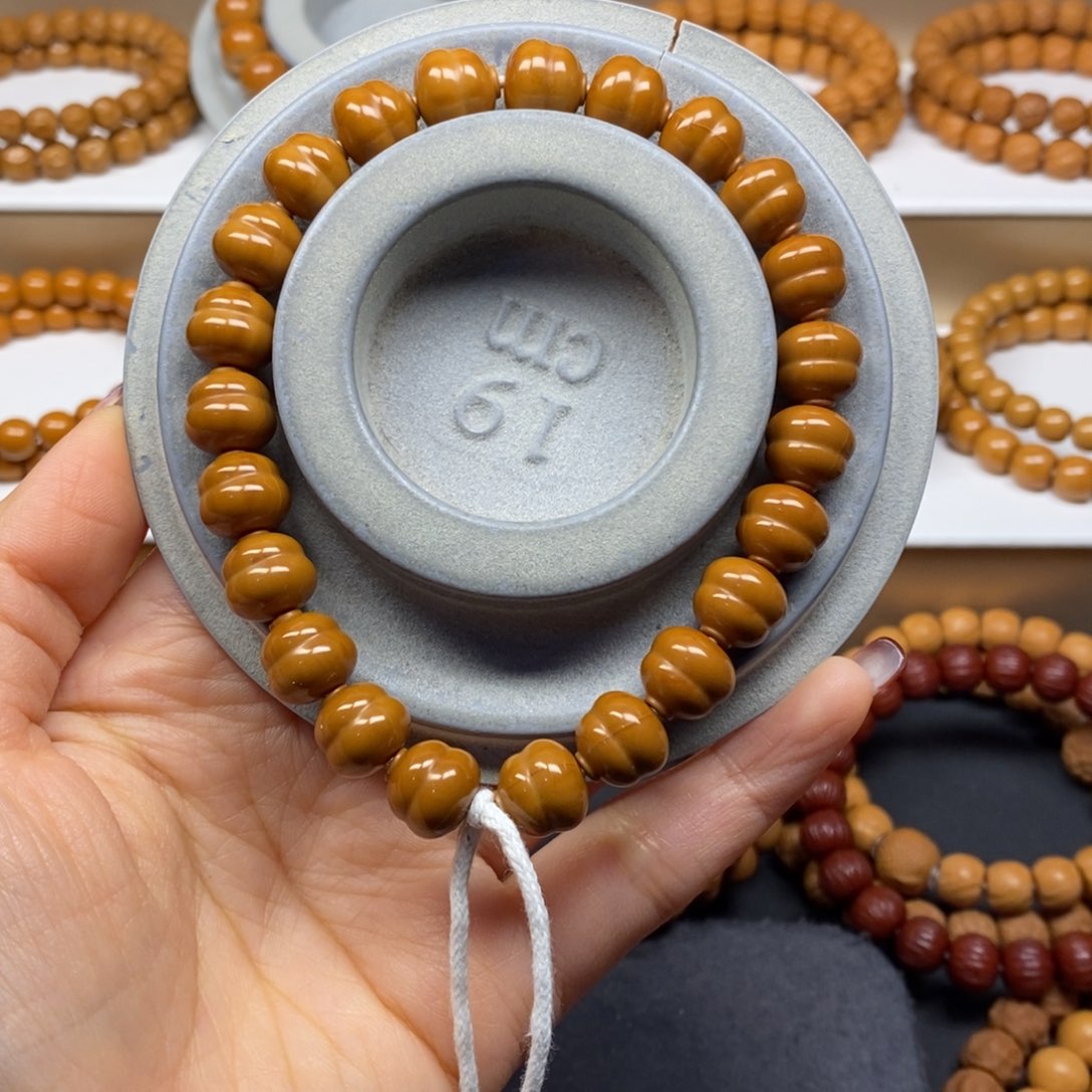 【闪购商品】手串猴头核桃精工雕刻葫芦手持10.9mm