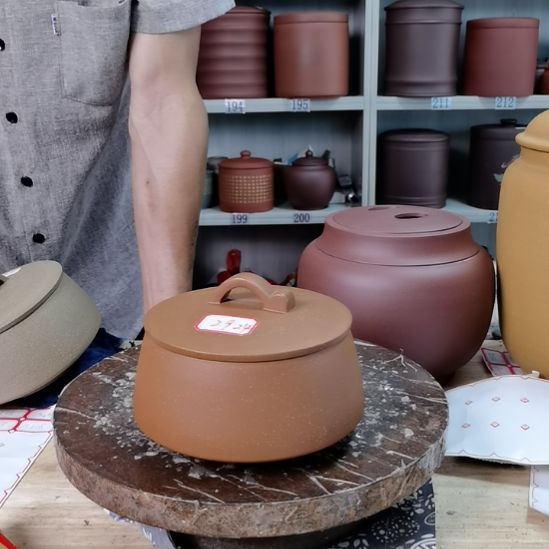 紫砂茶叶罐正品半斤装降坡泥2924