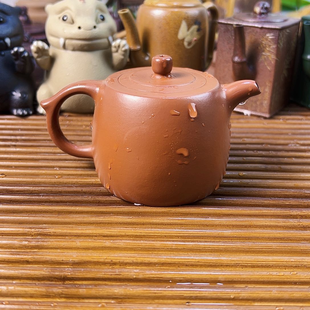 紫砂茶壶井栏壶朱泥180cc