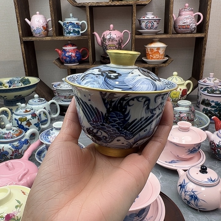 陶摆件景德镇陶瓷567老厂瓷13