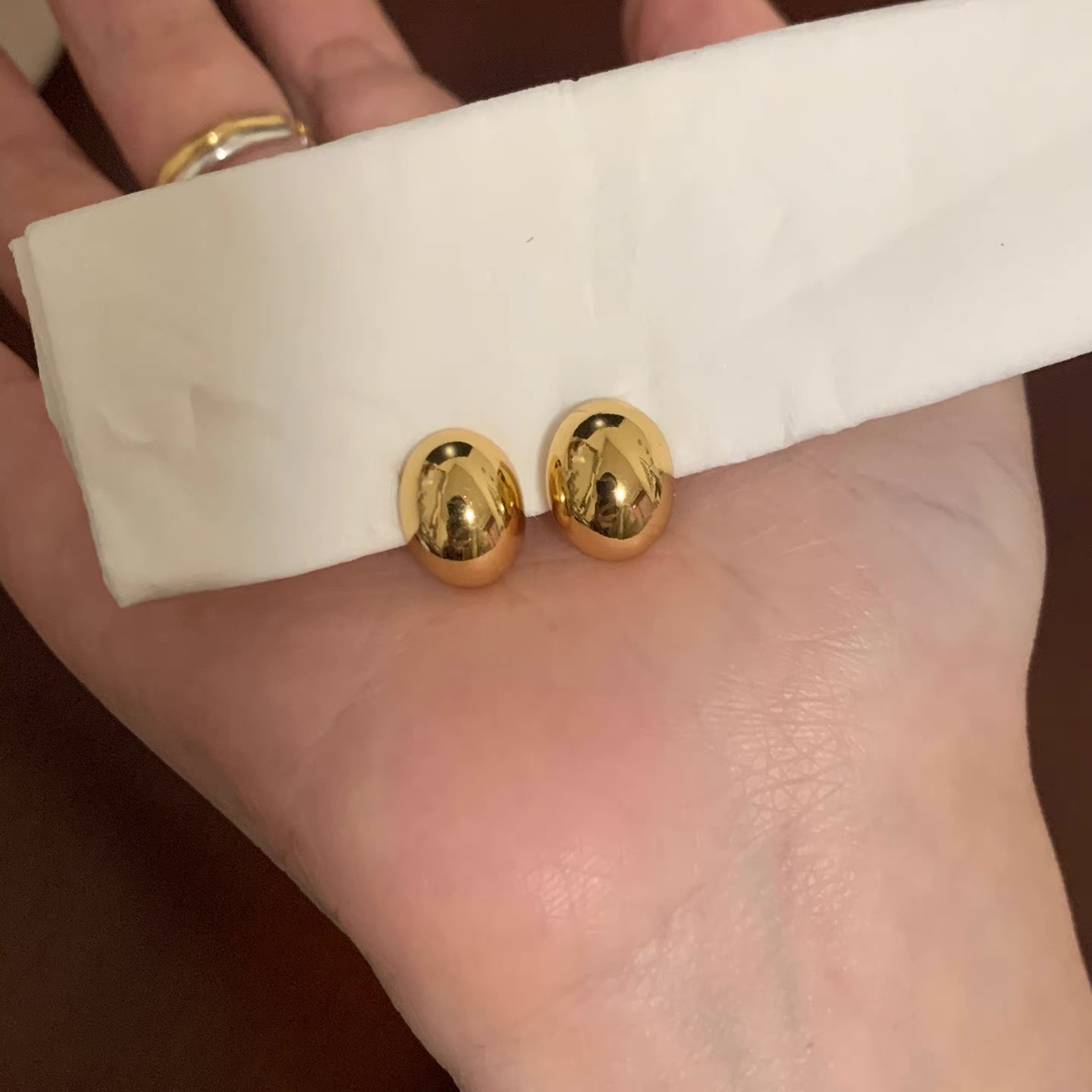 钛钢耳饰 欧美高级设计感可水洗不褪色耳钉女精致显脸小百搭耳饰