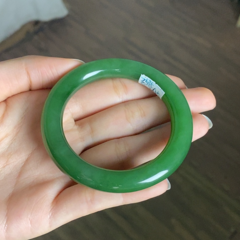 【闪购商品】未镶嵌手镯和田玉（碧玉）