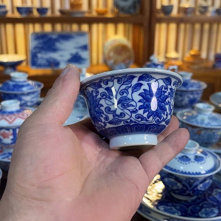 錡镇堂手工手绘杯