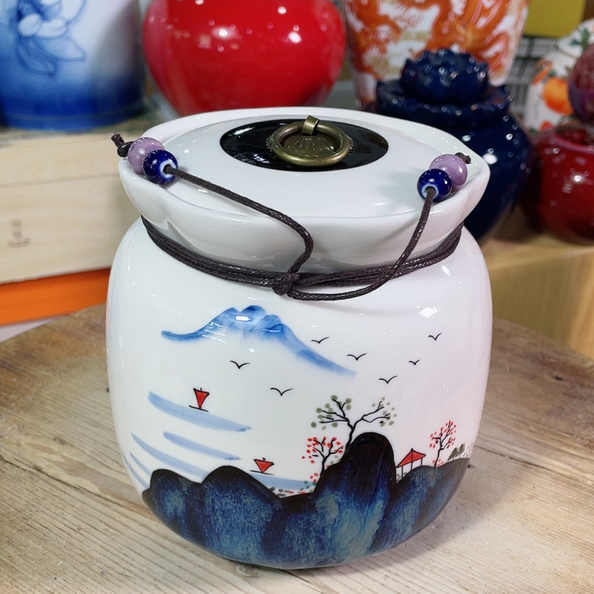 【闪购商品】罐陶瓷茶叶罐密封罐