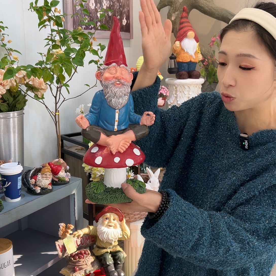 花园摆件红红火火