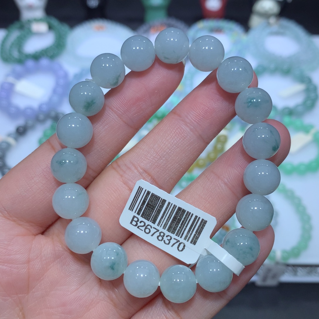 翡翠未镶嵌手串天然