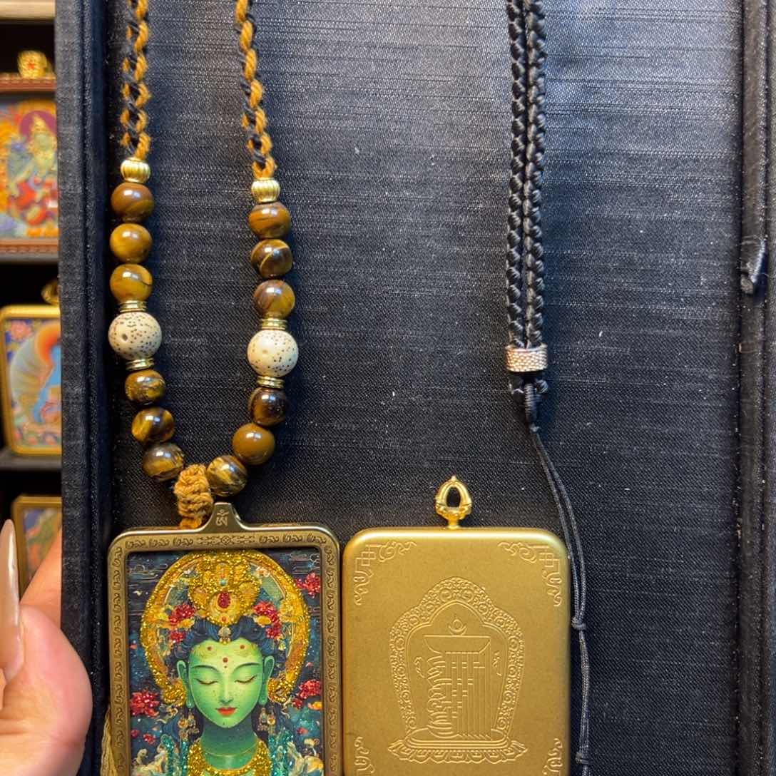 铜铁合金类南**开单面黄铜绿度母绳9