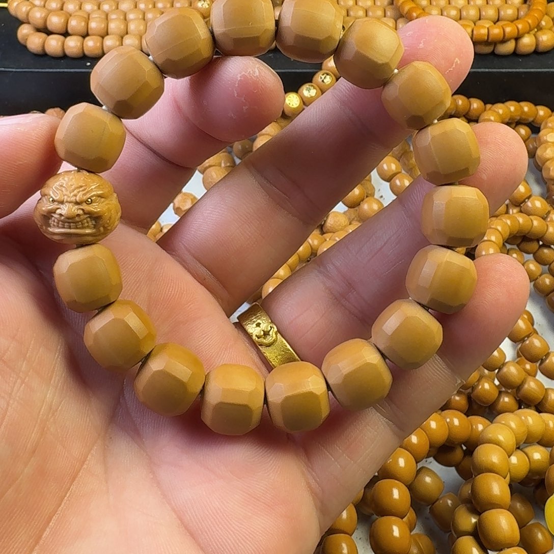 猴头核桃手串毕业级手工六方12