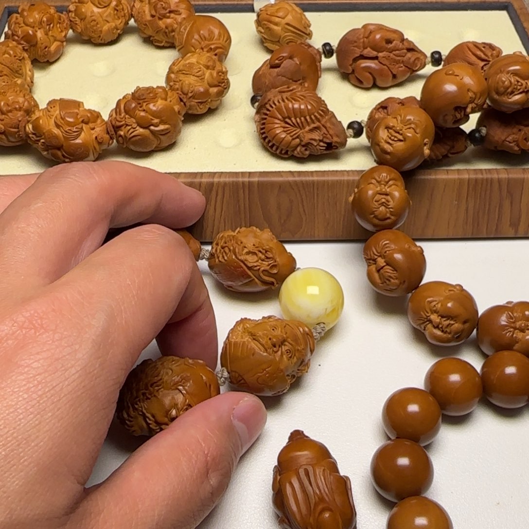 橄榄核手串/手链大**。自诩一图