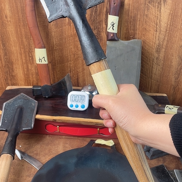 高碳锰钢100好圆头铲王氏铁匠