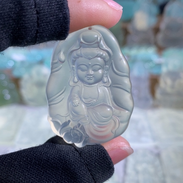 岫玉吊坠未镶嵌吊坠