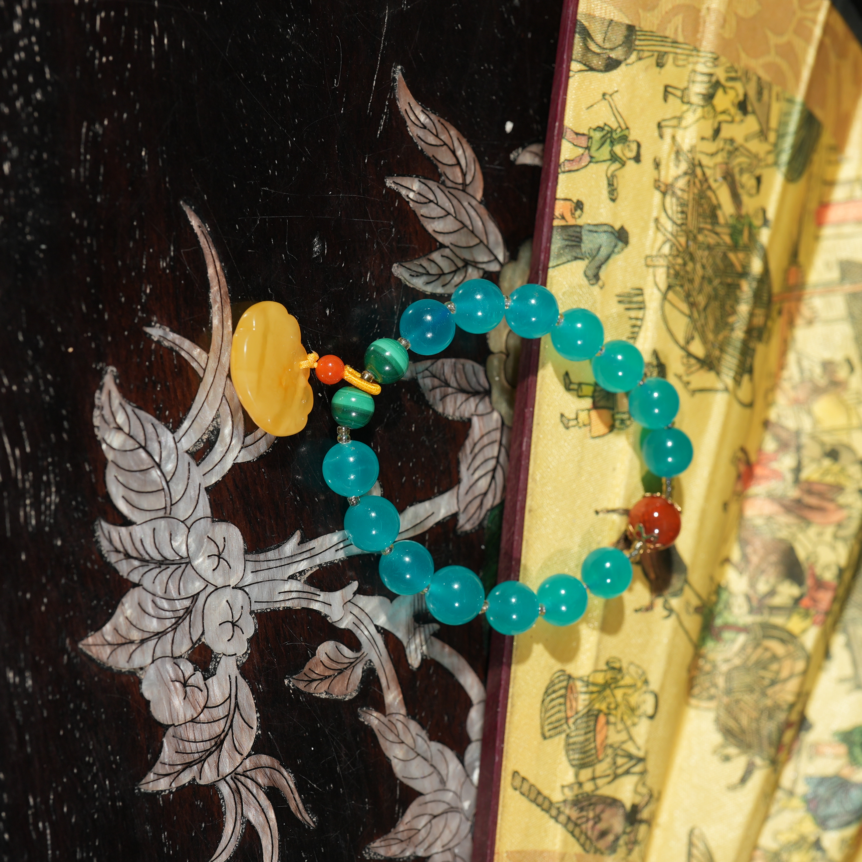 2.24香港王老板-天河石手链手串5t77