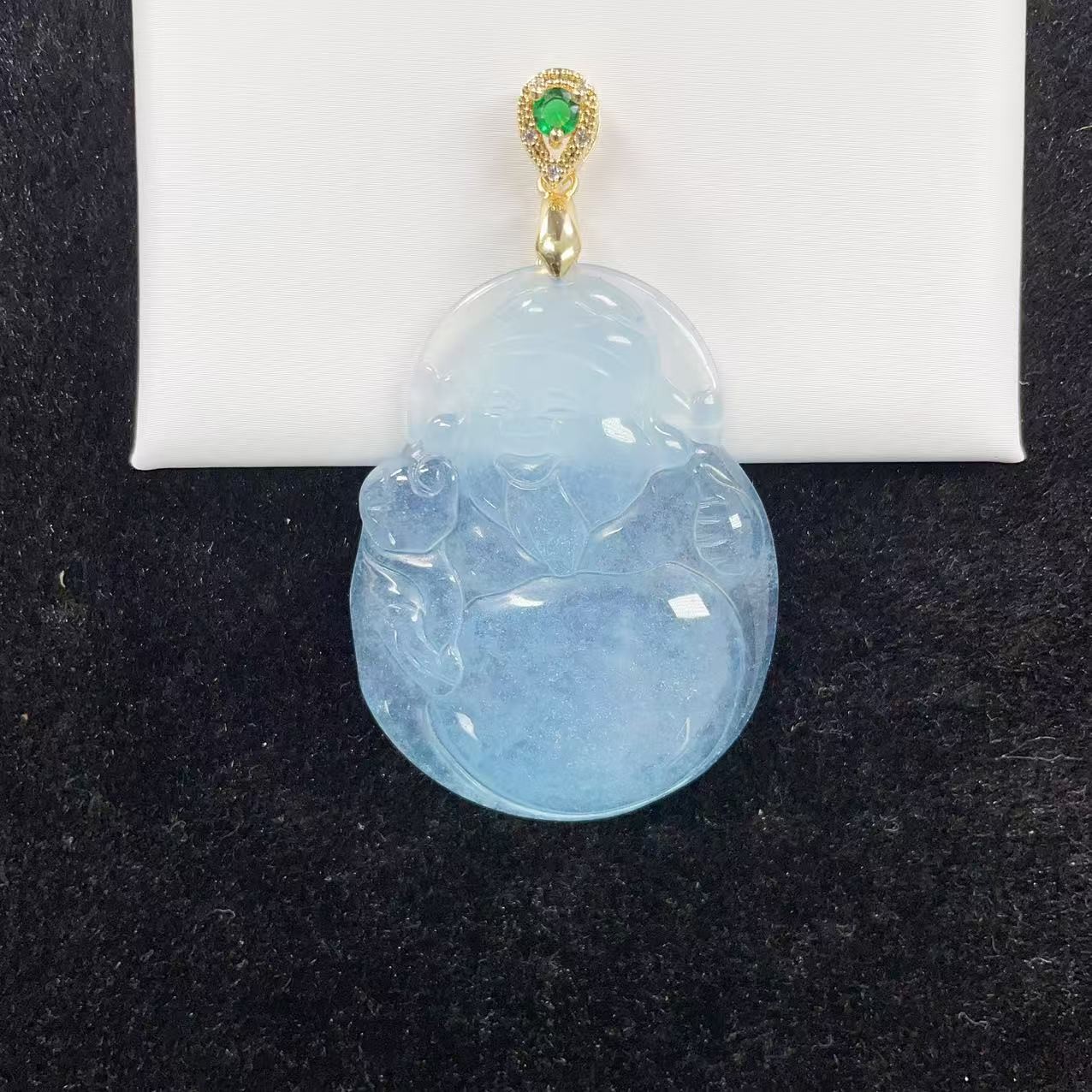 【小杨严选】蓝水大财神吊坠精美时尚百搭