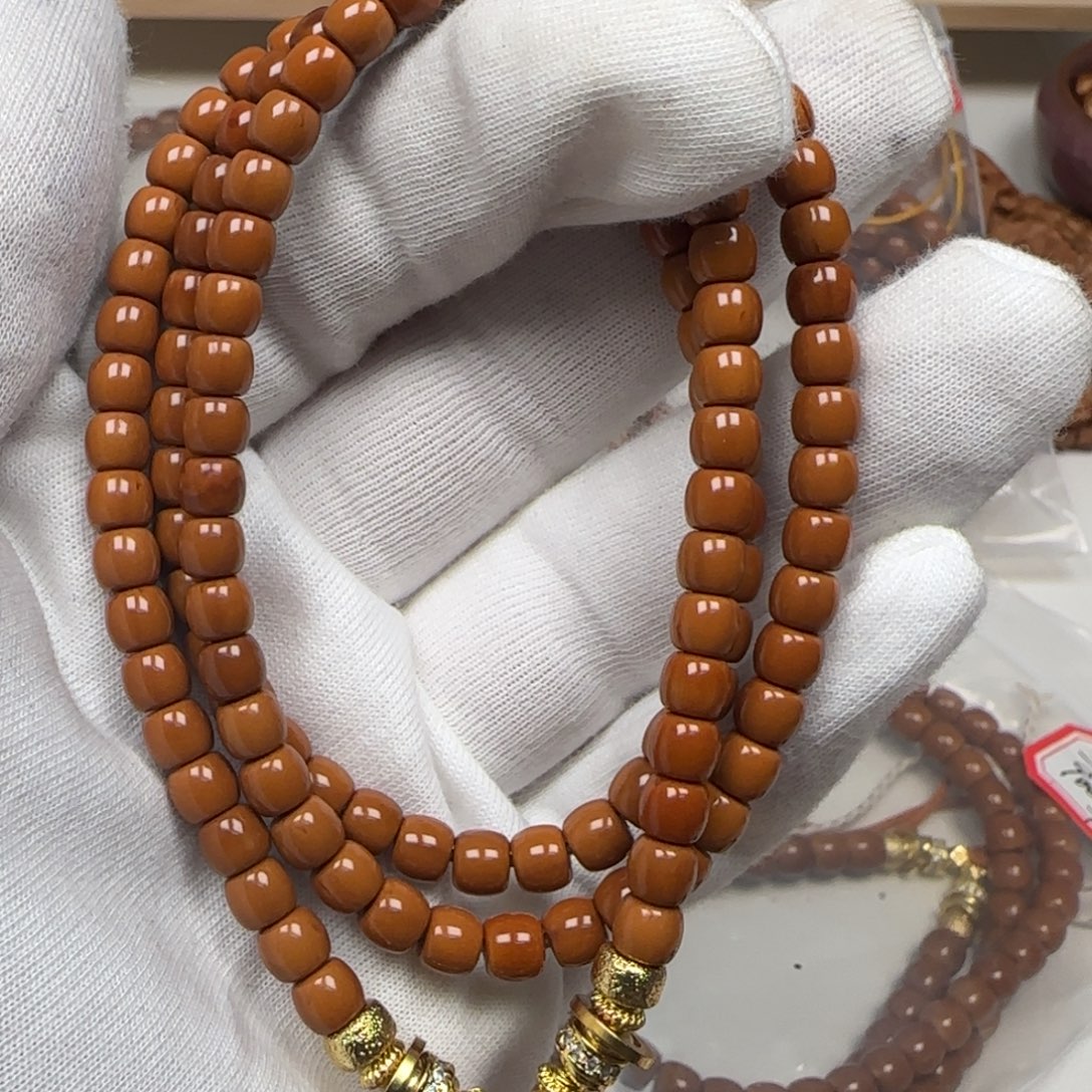 橄榄核手串老挝脖挂面无白5.8福利