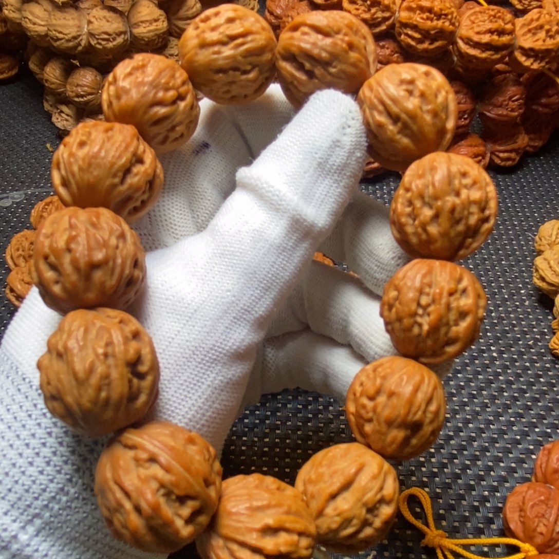 文玩核桃手串粗筋，宠粉