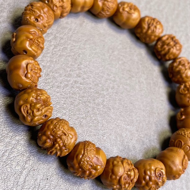 素款十八罗汉紫金鼠手串11.5尺