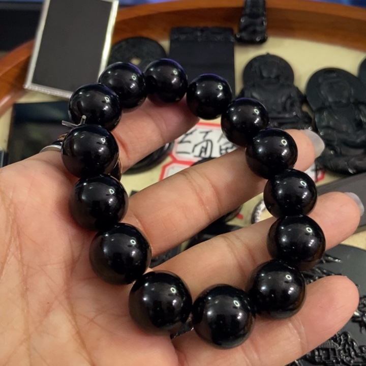 翡翠手链未镶嵌墨翠特惠16