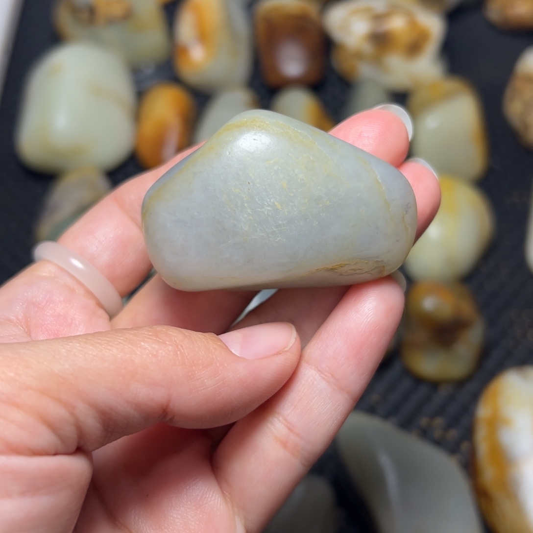 和田玉未镶嵌挂件21