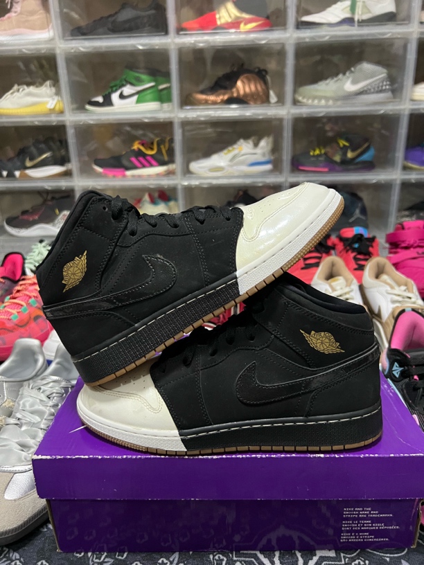41码/aj1白黑休闲鞋/二手正品95新