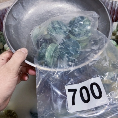 【闪购商品】蛇纹石玉珠宝半成品未镶嵌