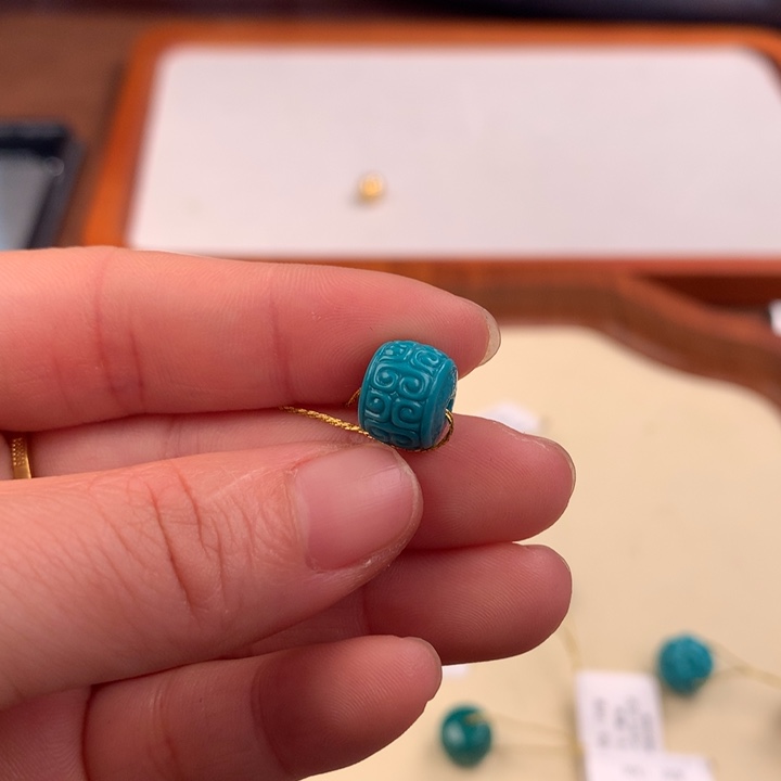绿松石配饰未镶嵌D7
