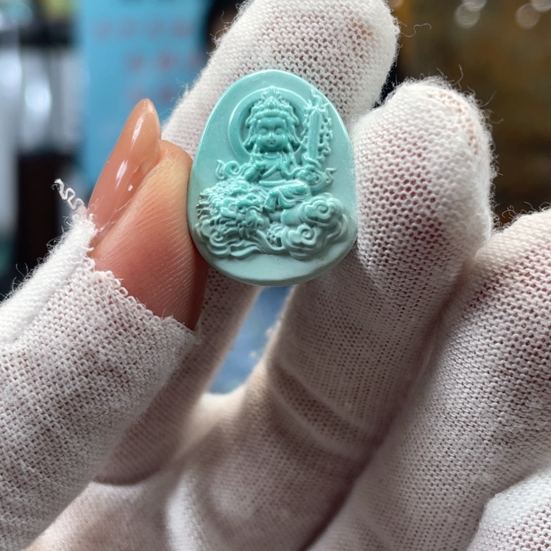 未镶嵌绿松石挂件