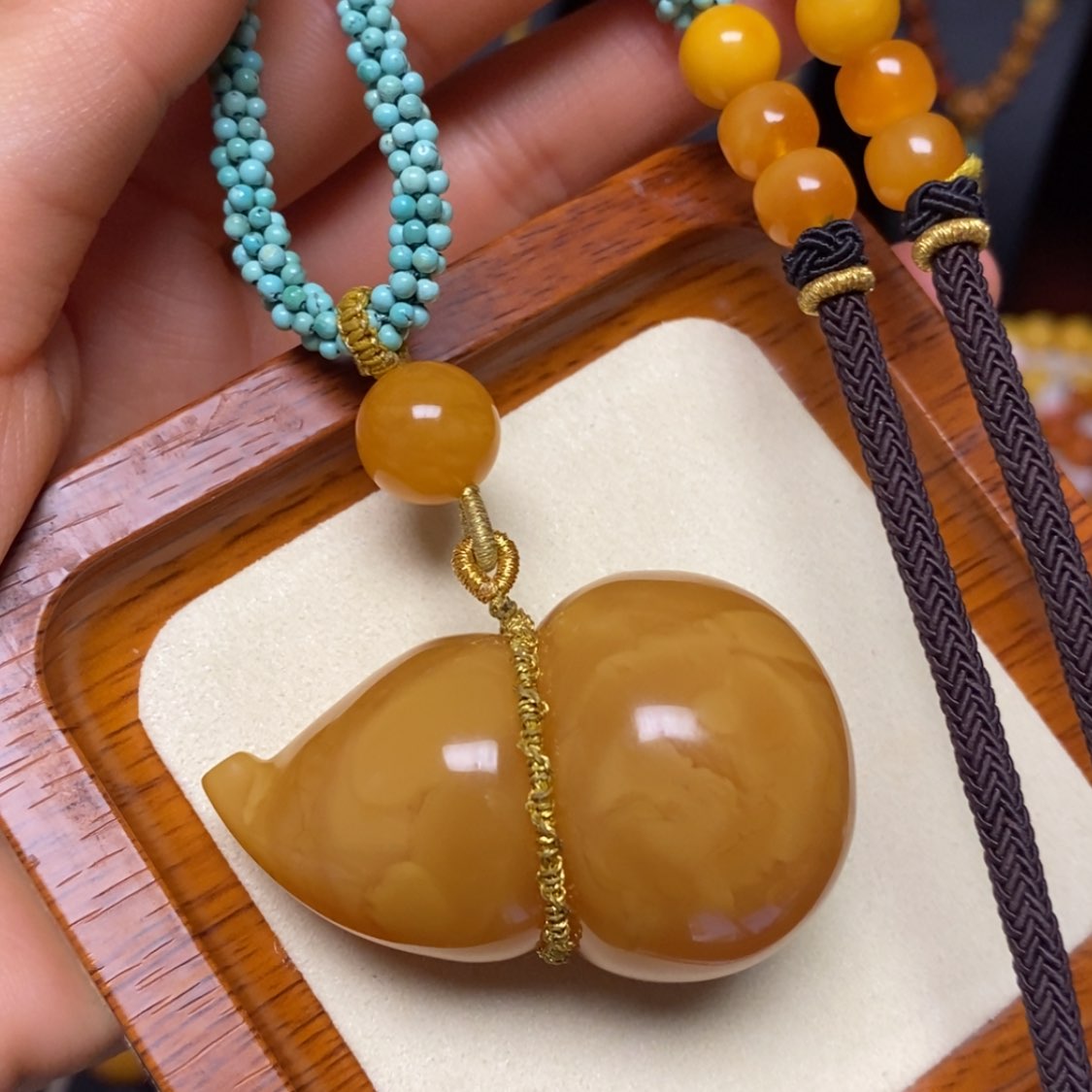 【闪购商品】蜜蜡颈饰未镶嵌项链