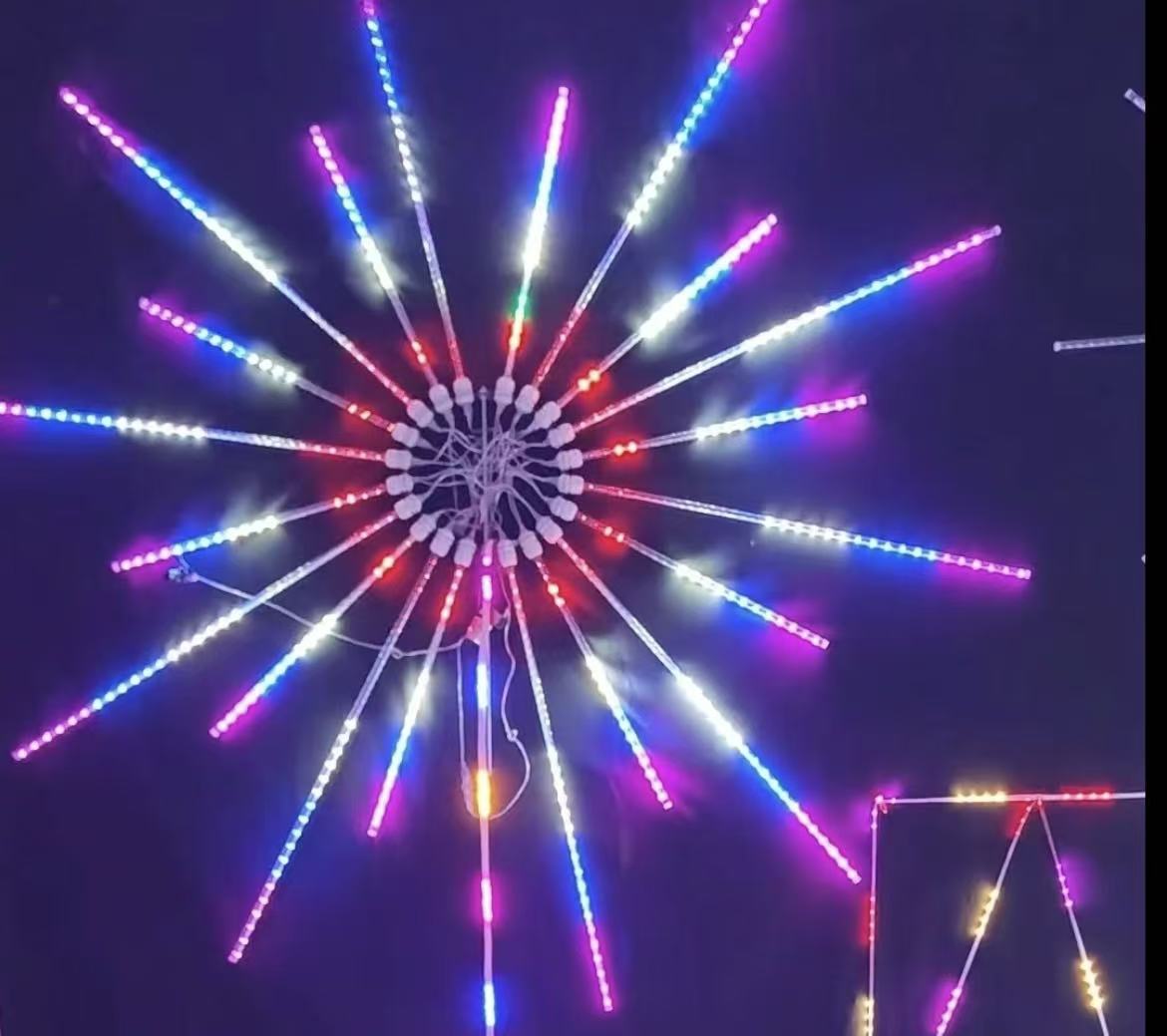 LED烟花彩灯圣诞（高配版，不带立柱）