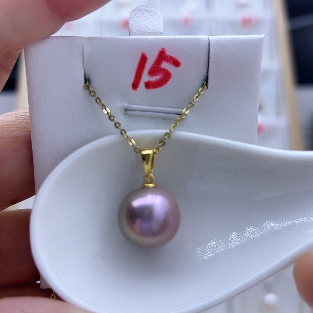 淡水珍珠颈饰银S925镶嵌