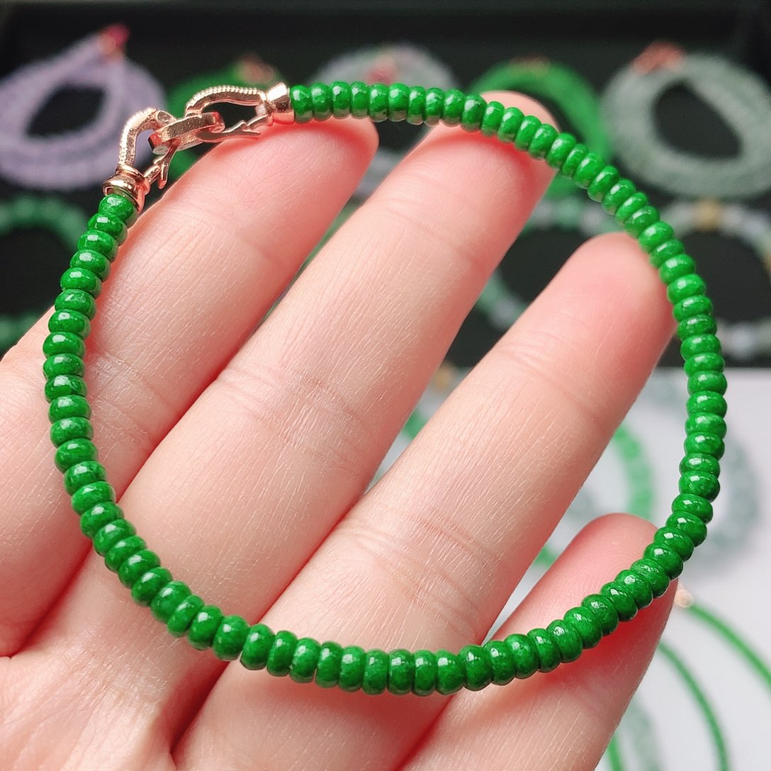 翡翠未镶嵌手链翡翠