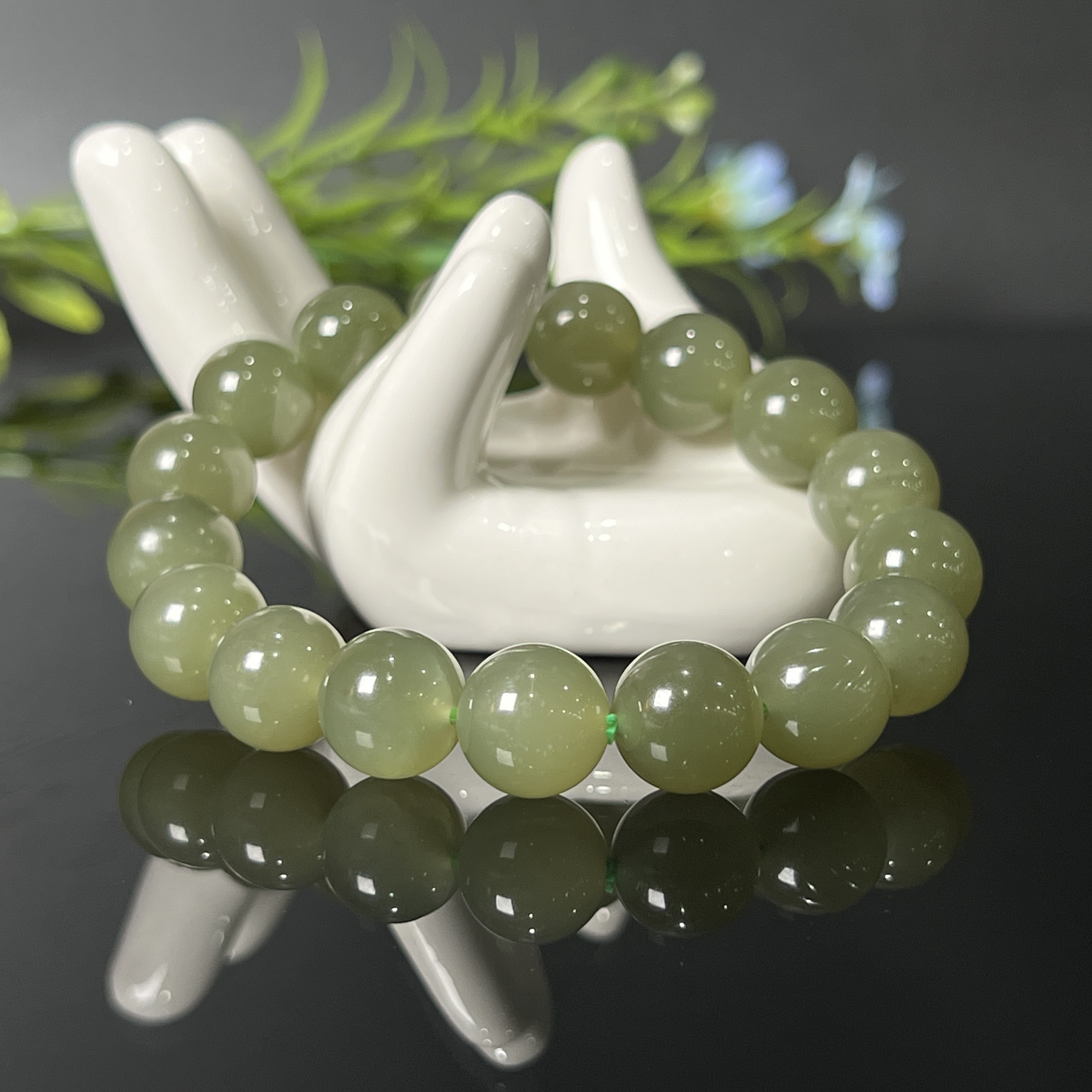 1229GC6628和田玉手串