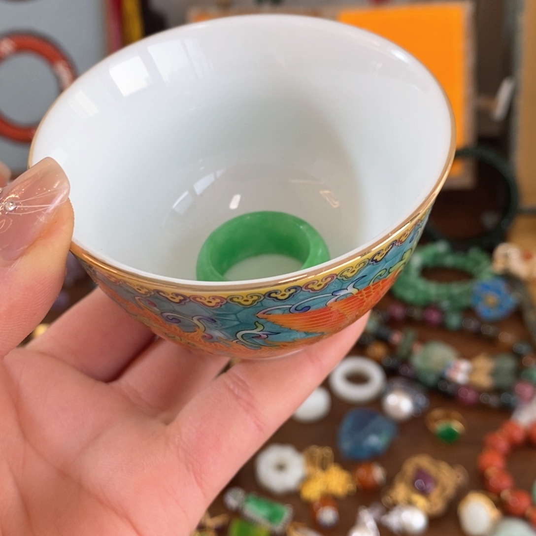 知***辰杯瓷器杯子漂亮漂亮