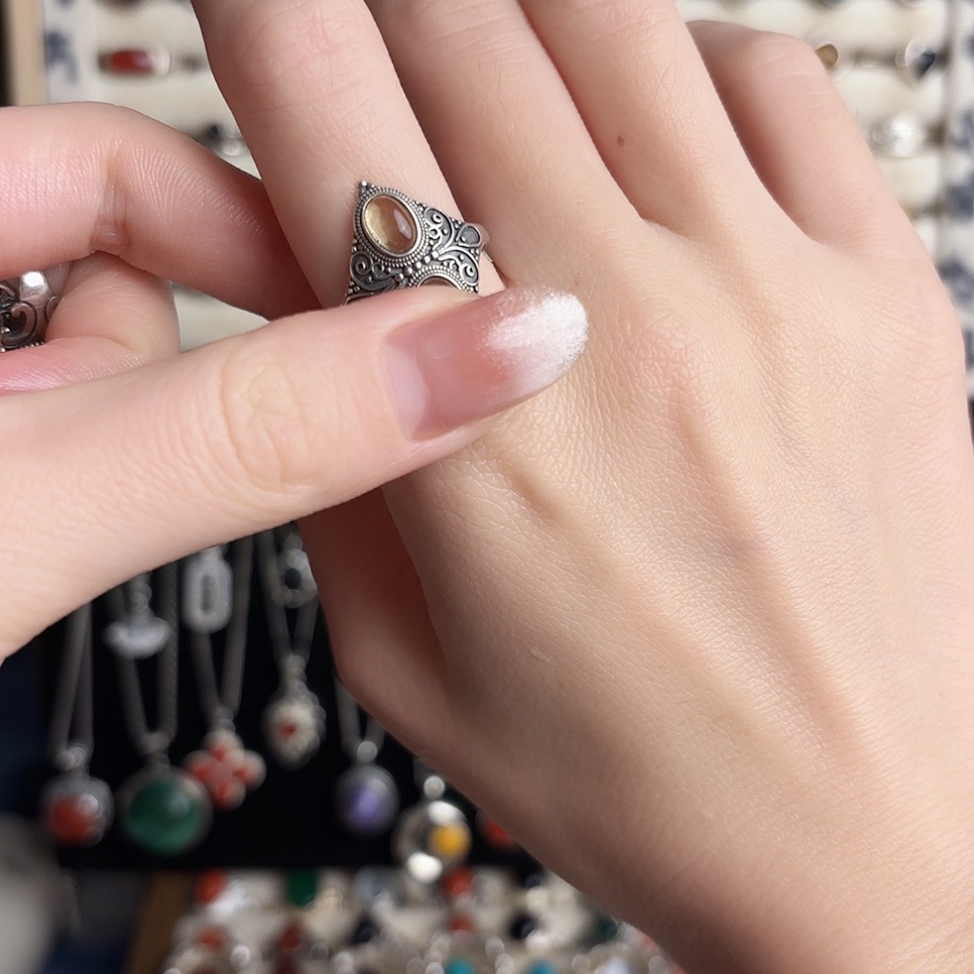 925银925银2石头戒指