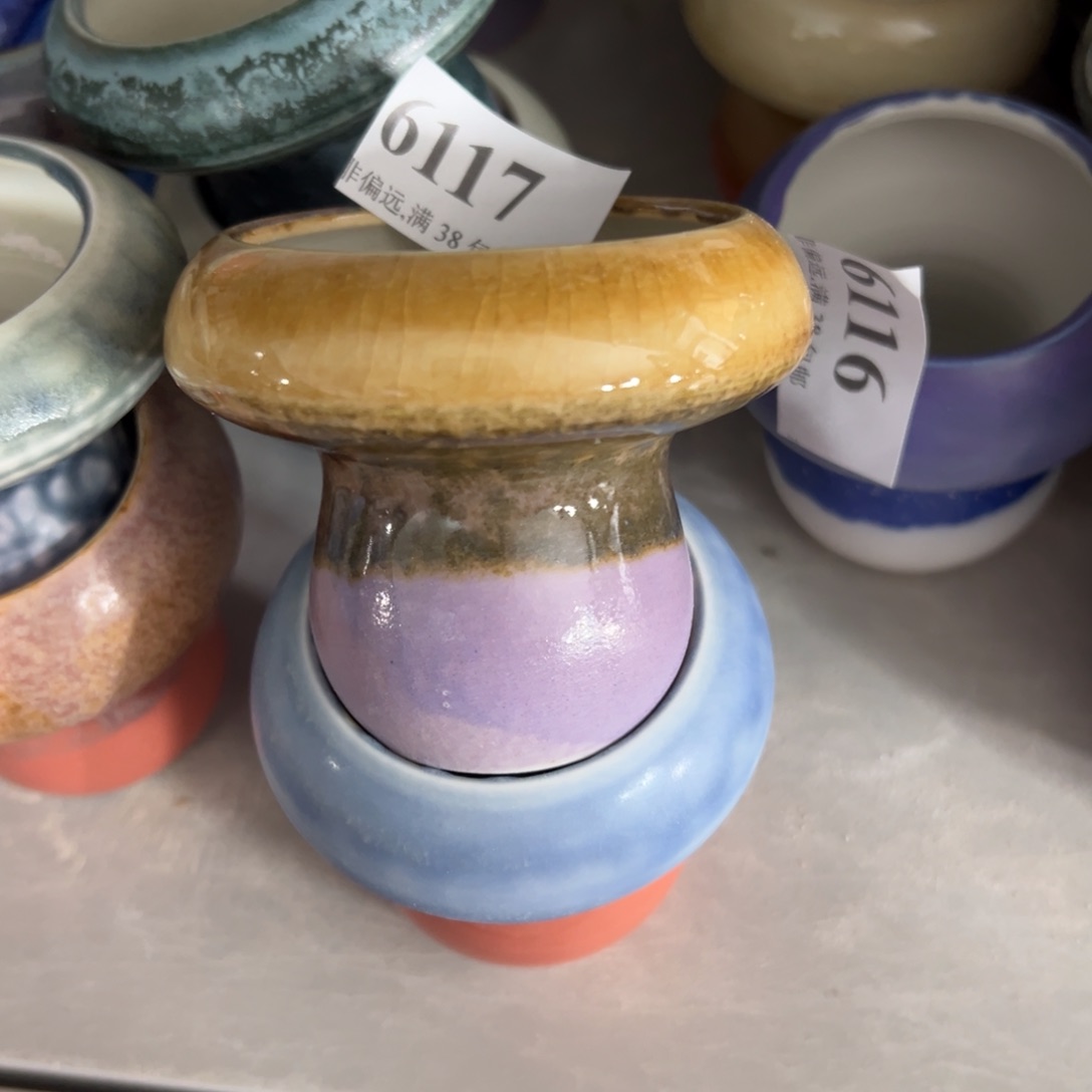 红陶景德镇手工花盆