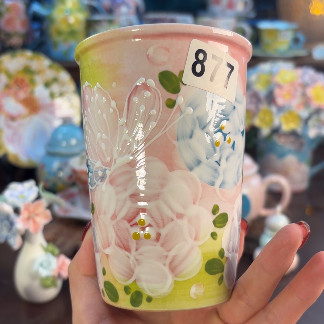 景德镇手绘高温釉下彩陶瓷茶具