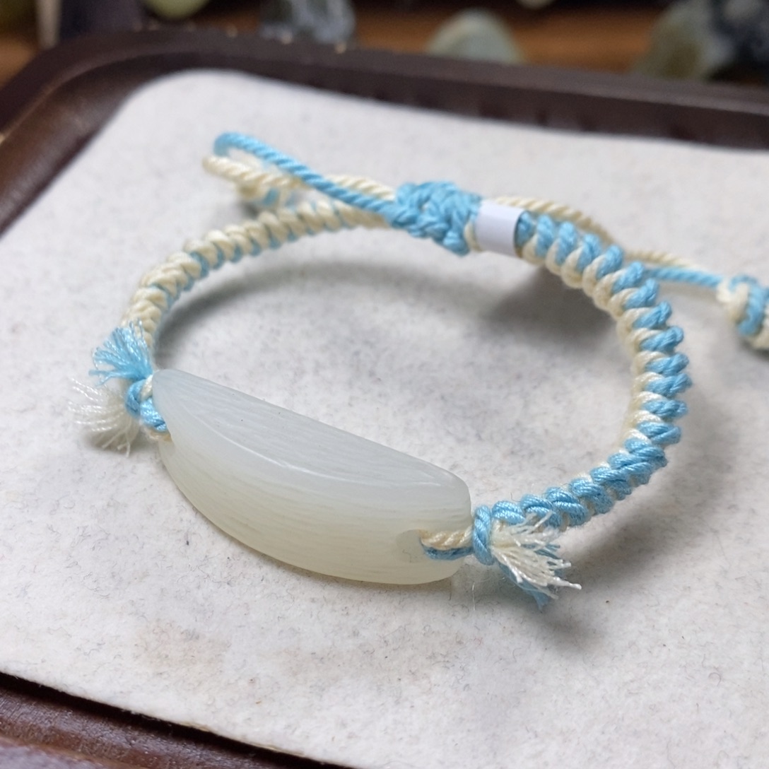 和田玉未镶嵌手链9