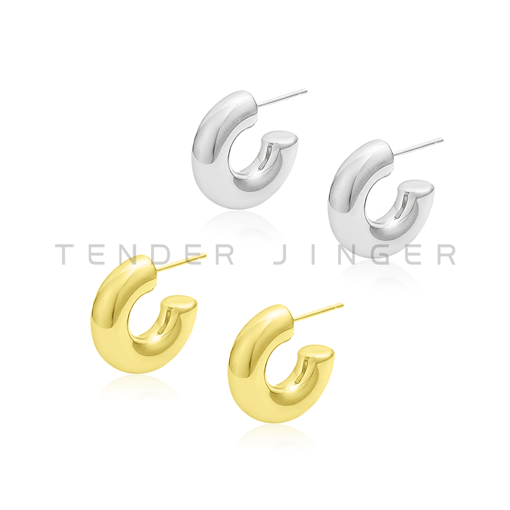 Tender Jinger 925银耳饰 ｜欧美系列『外*摩纳哥』风情百搭新款耳饰