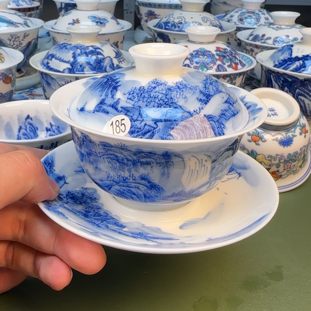 彦祖纯手工手绘茶具185