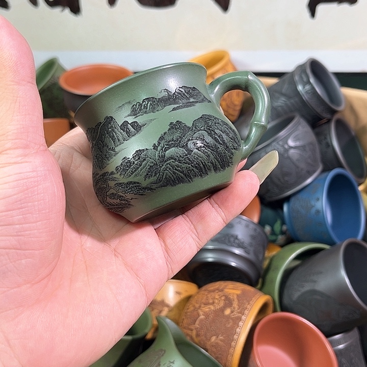 茶杯紫砂全手工紫砂主人杯