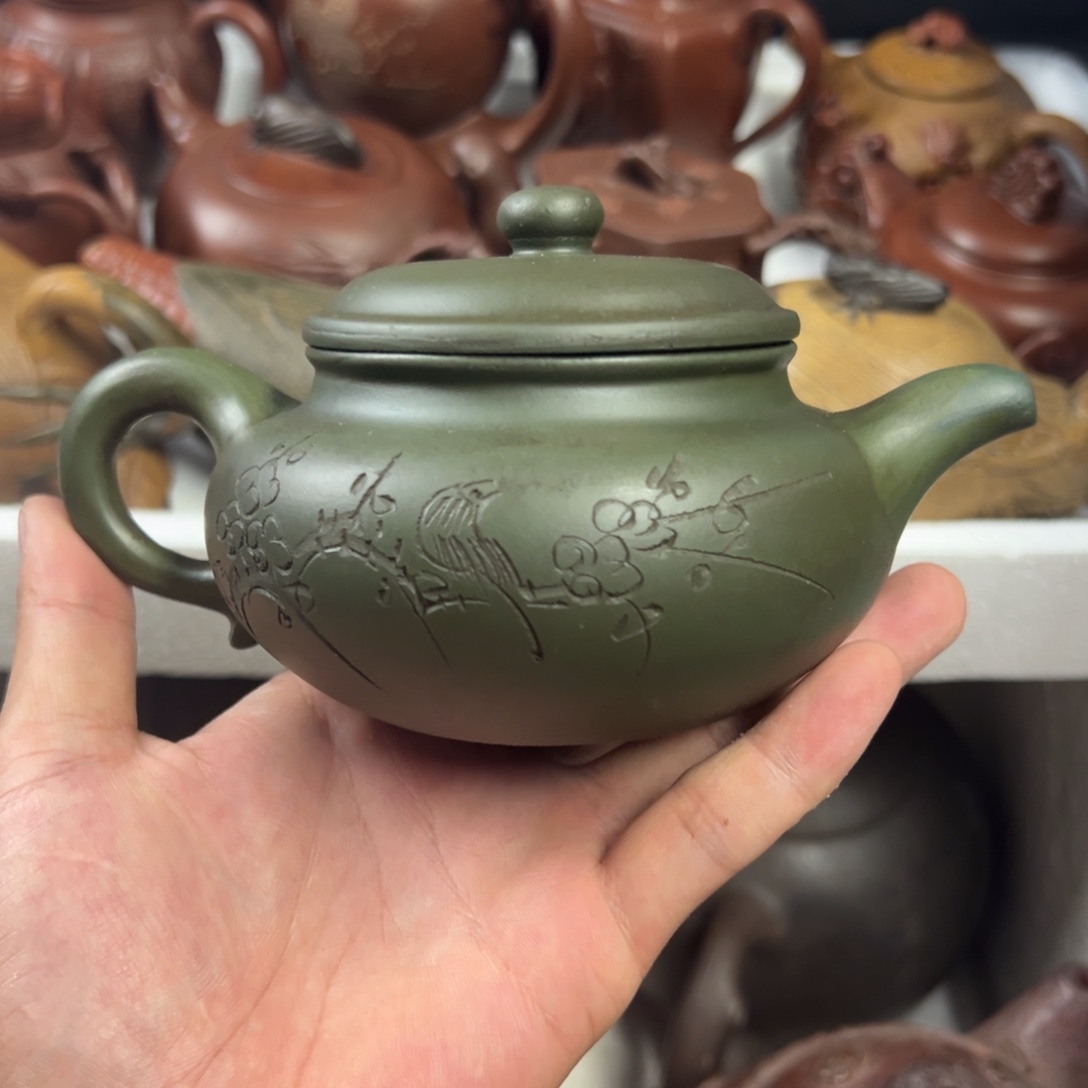 茶壶紫砂宜兴原矿紫砂壶350毫升容量