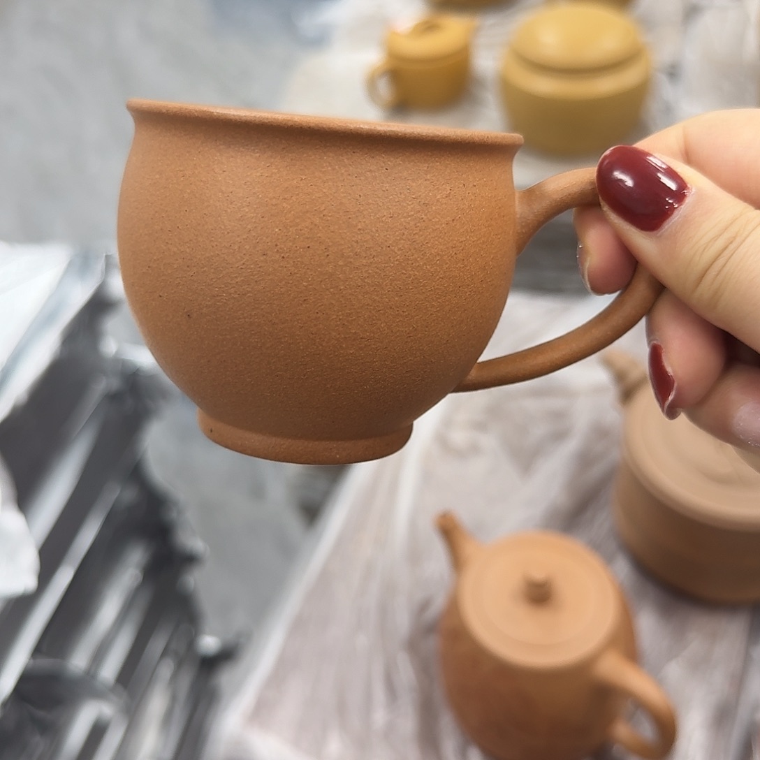 紫砂茶壶黄龙山老宕口黄金段190