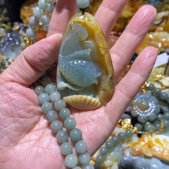 岫玉岫玉吊坠未镶嵌