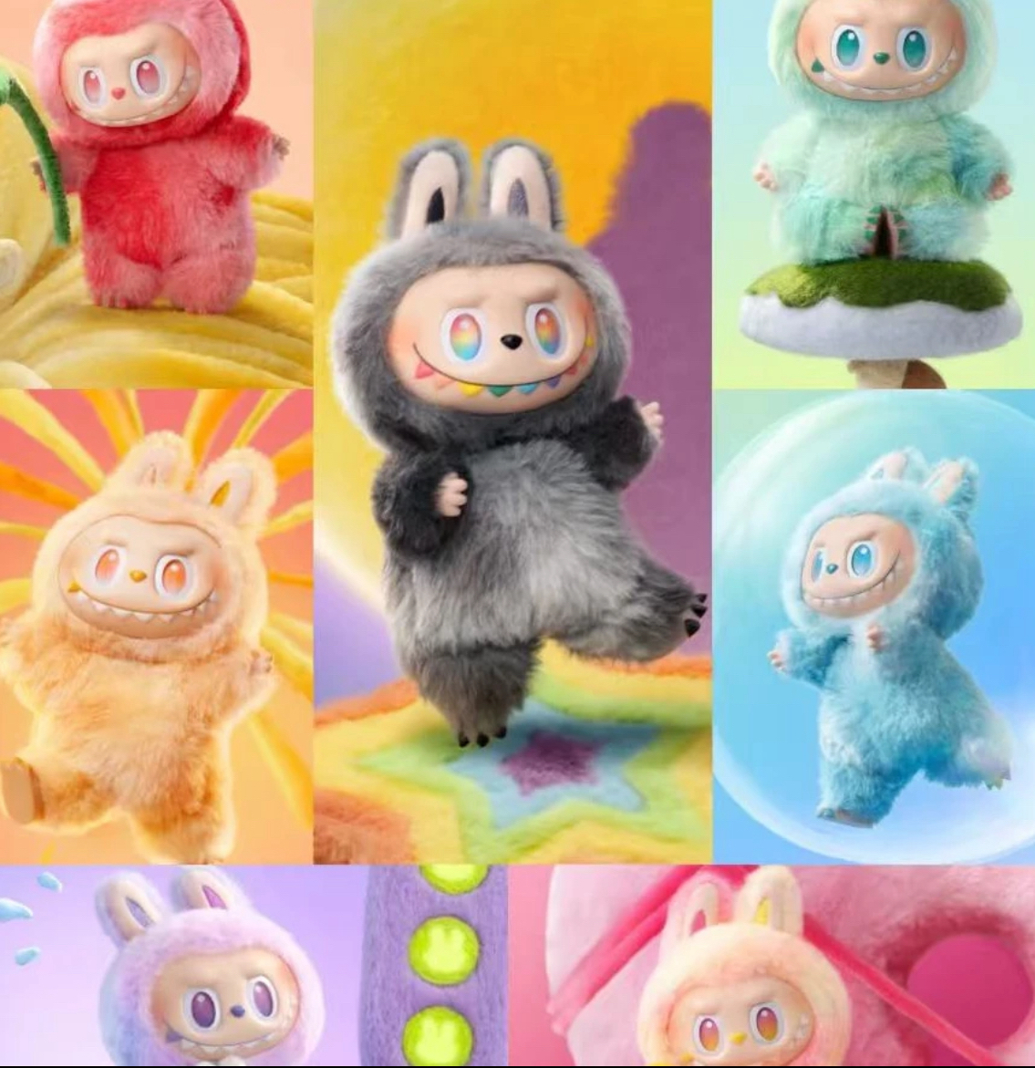 [盲盒]labubu三代3.0前方高能系列搪胶潮玩盲盒