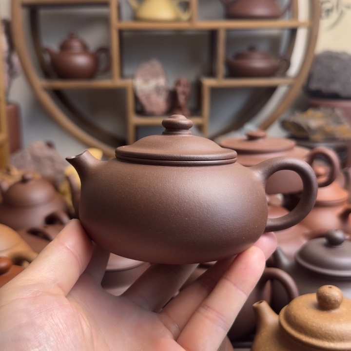 茶壶紫砂寒江230cc台西嫩底槽清