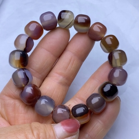 玛瑙/玉髓手链未镶嵌