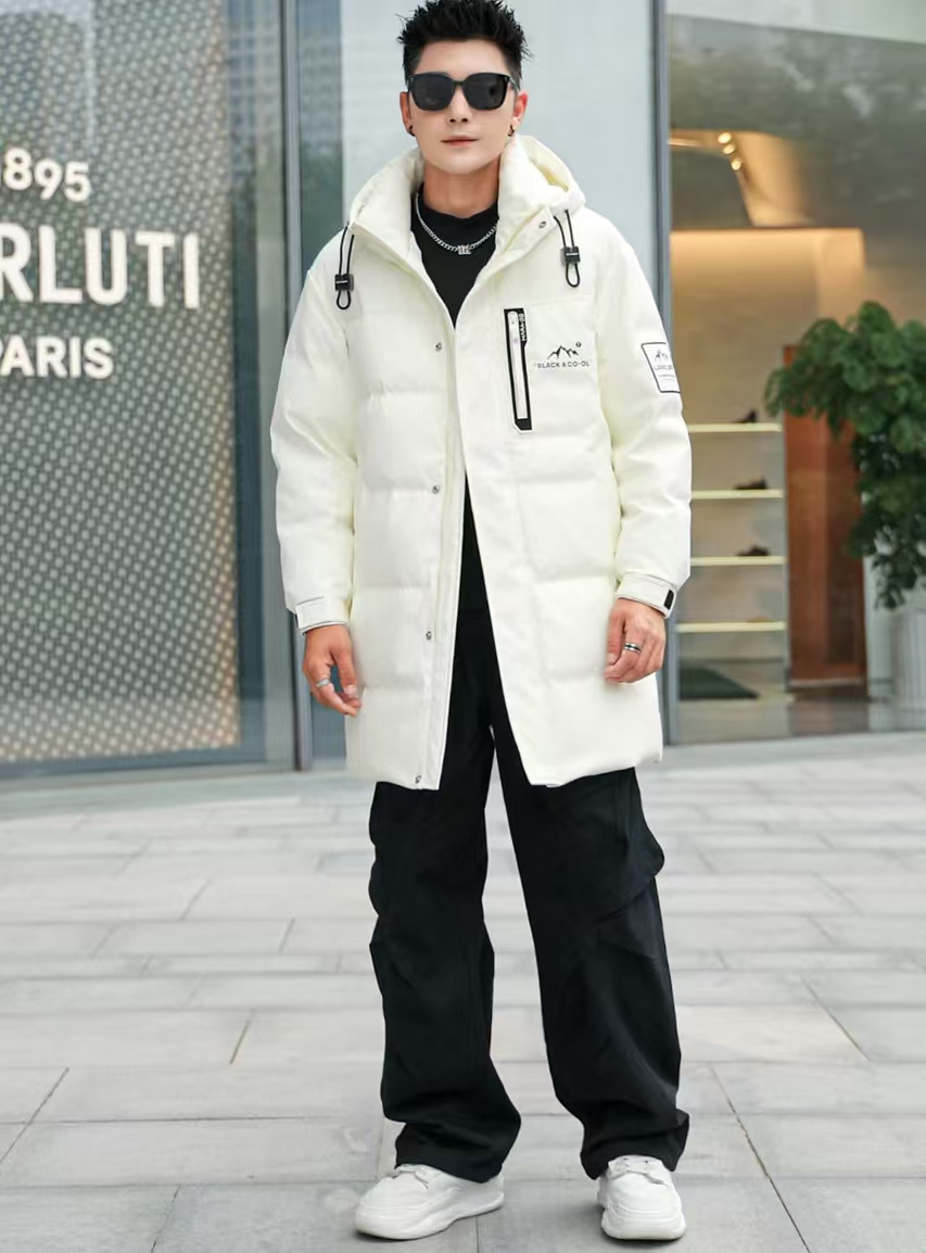 *9877#【炙热之火】冬季休闲时尚连帽外套-非标(无水洗标）