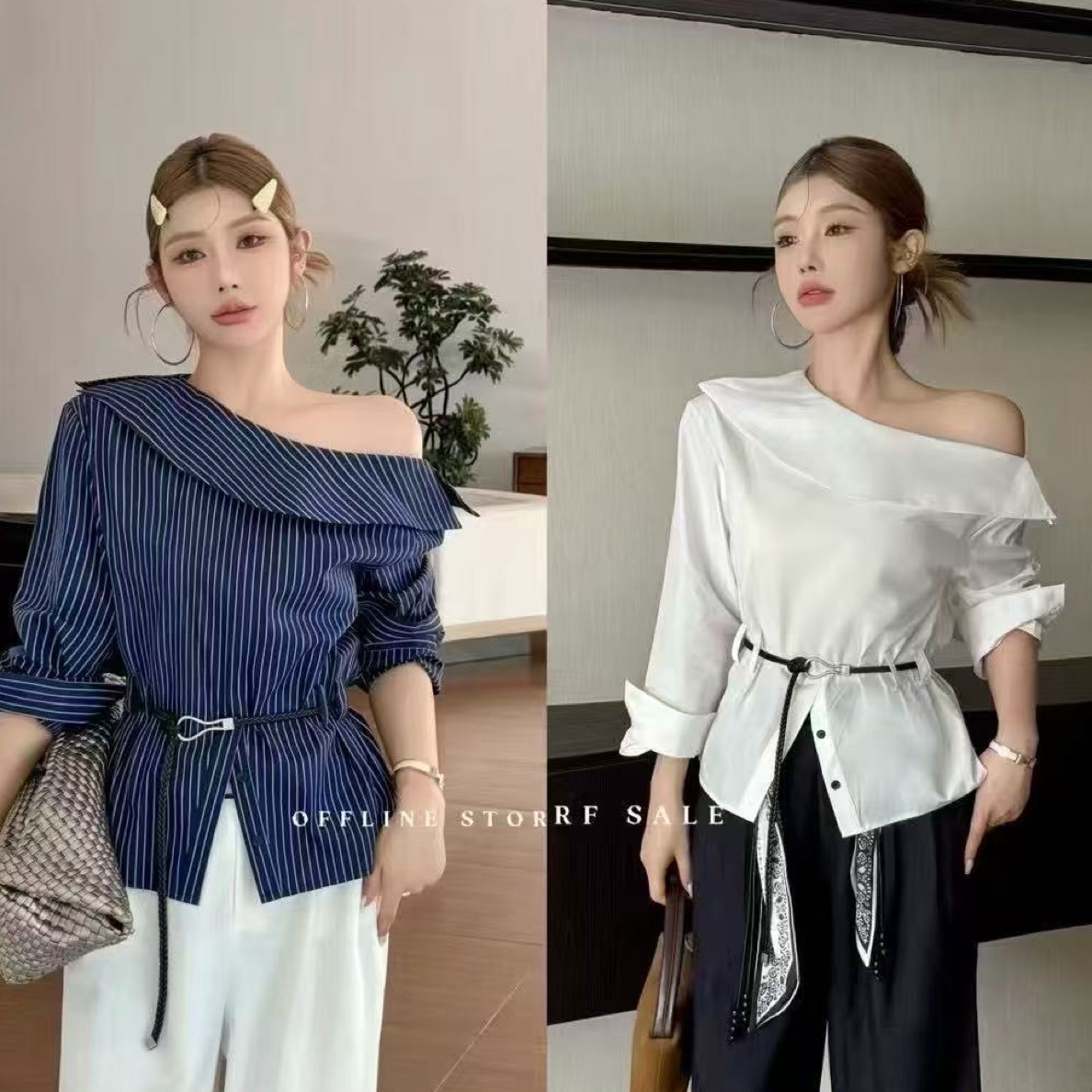 8807 #戴戴休闲时尚个性气质衬衫