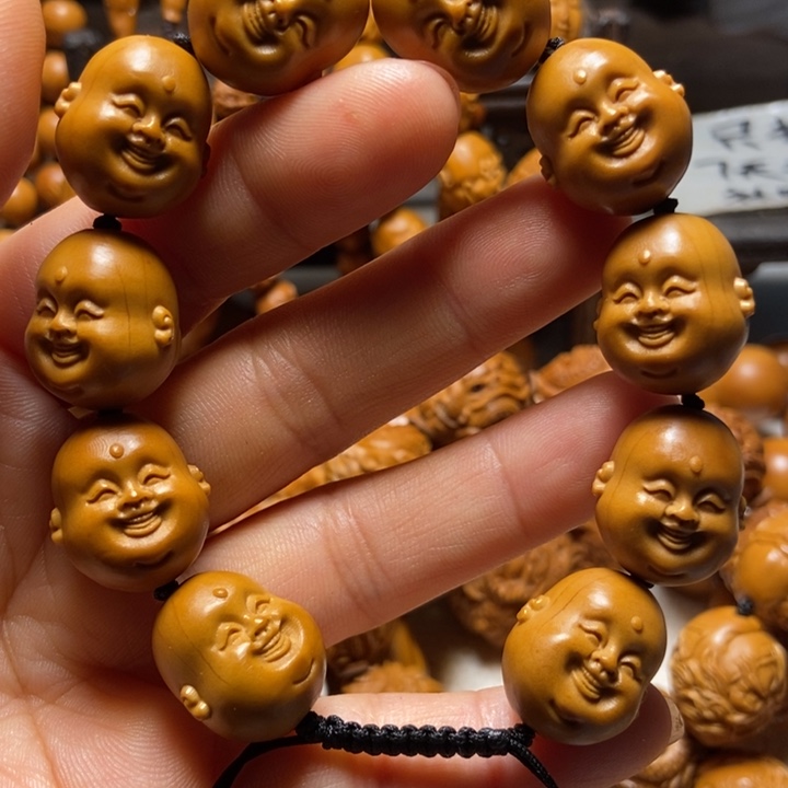 【闪购商品】橄榄核手串/手链十分开心1.7