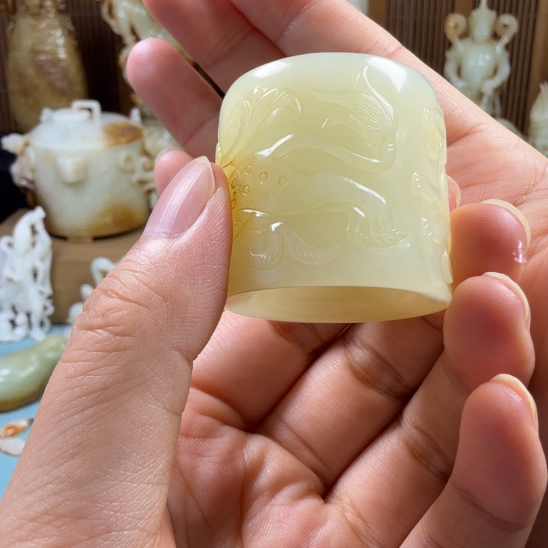 和田玉扳指各家用****6