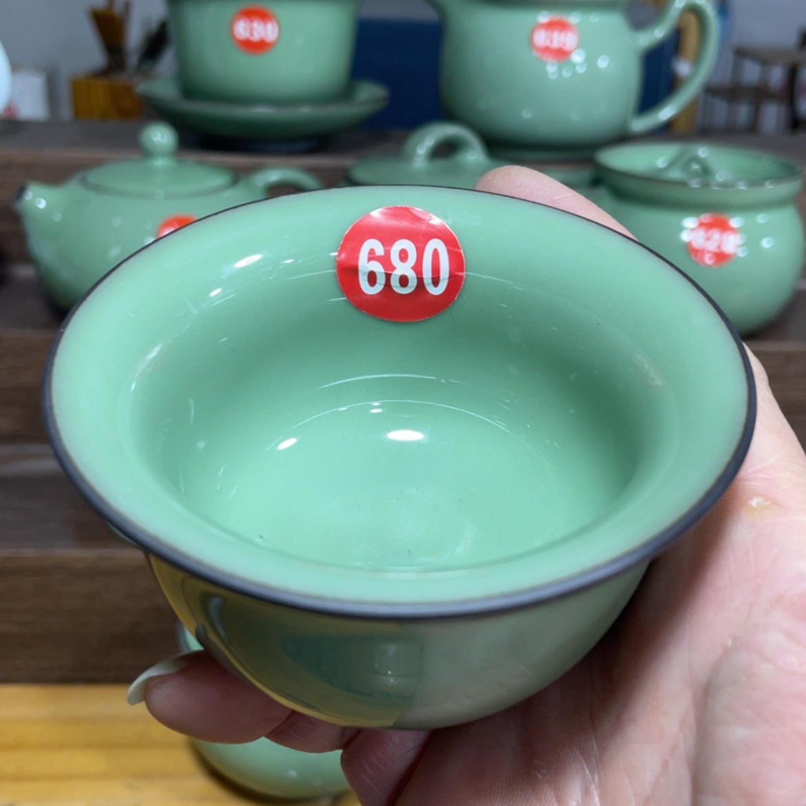 【闪购商品】陶瓷茶壶茶杯家用
